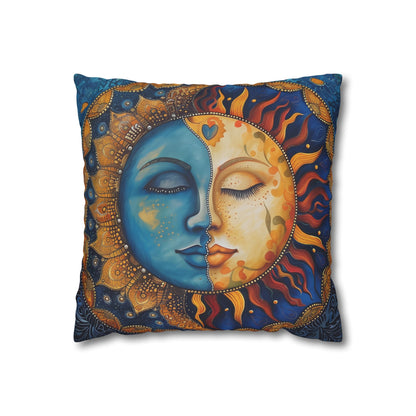 Sun & Moon Mandala Pillowcase | Pillow Cases | All Over Print, AOP, Bed, Bedding, Home & Living, Indoor, Pillow Case, Pillow Covers, Pillows & Covers, Sublimation | Prints with Passion