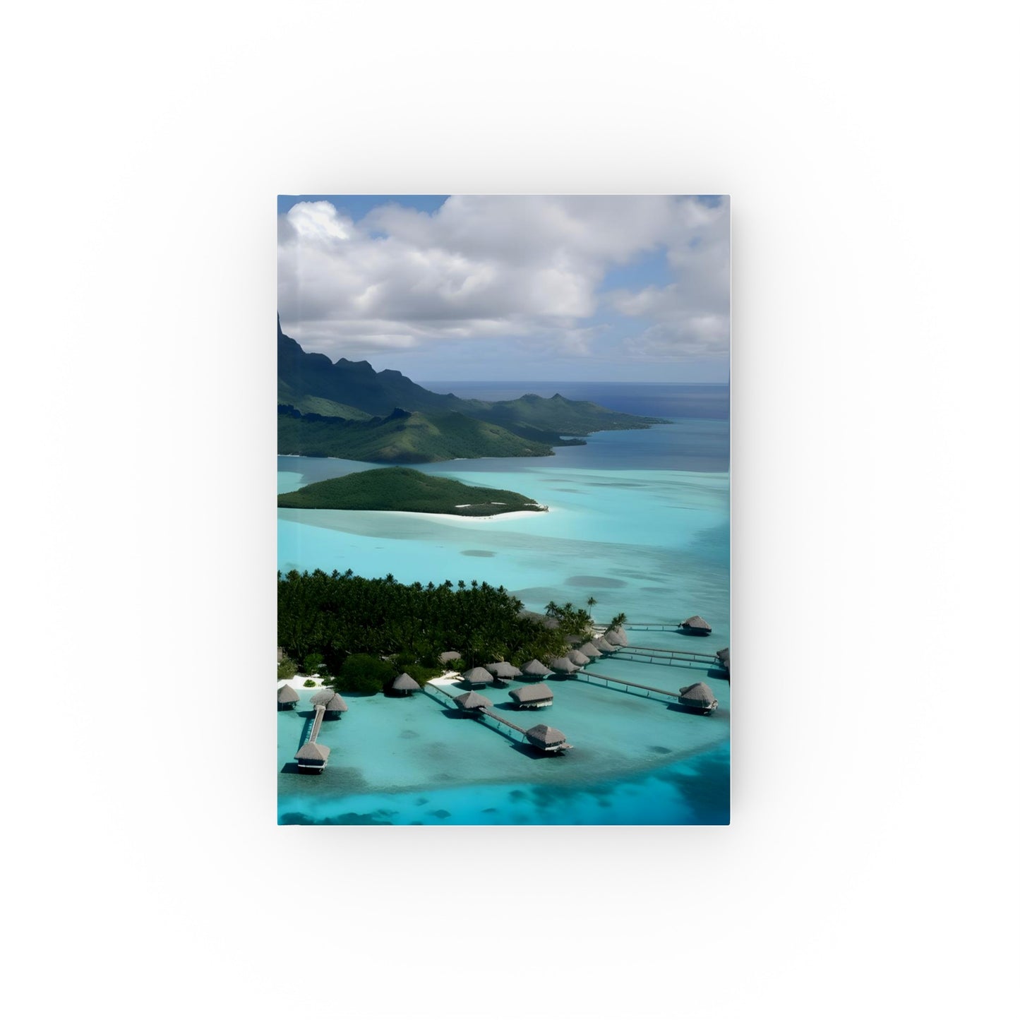 "Capture island paradise with Bora Bora Bliss Journal - perfect for travel memories and daydreams of an idyllic escape! High-quality, versatile, and stylish. Makes a great gift. Shop now!"