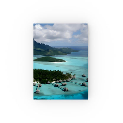 "Capture island paradise with Bora Bora Bliss Journal - perfect for travel memories and daydreams of an idyllic escape! High-quality, versatile, and stylish. Makes a great gift. Shop now!"