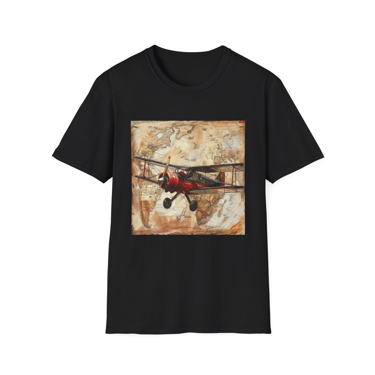 Wings of Wonder: A Vintage Airplane Adventure | T-Shirt | DTG, Men's Clothing, Regular fit, T-Shirts, Unisex, Women's Clothing | Prints with Passion