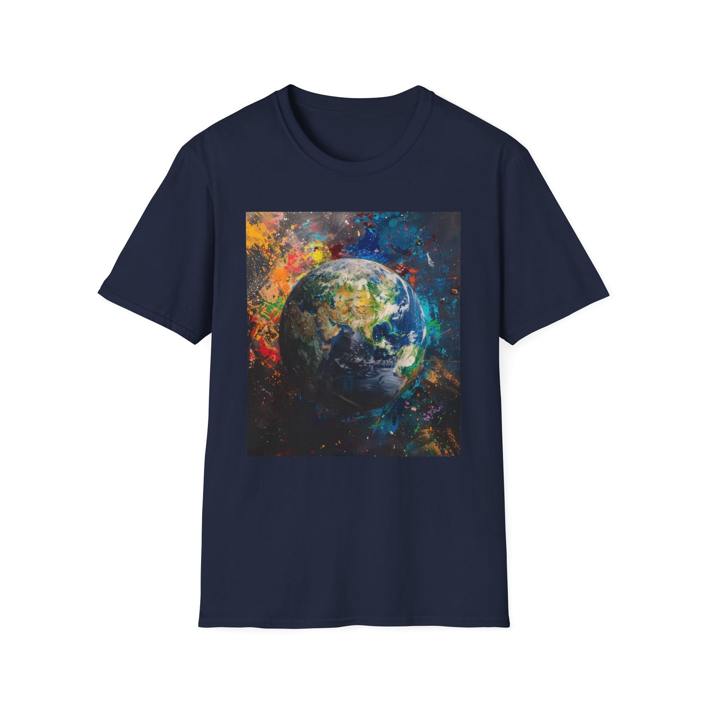 Our Blue Marble: Planet Earth Painting T-Shirt