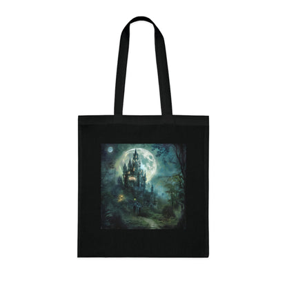 Moonlit Castle Tote Bag