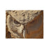 Desert Wind Forming Owl Face Plush Fleece Throw Blanket
