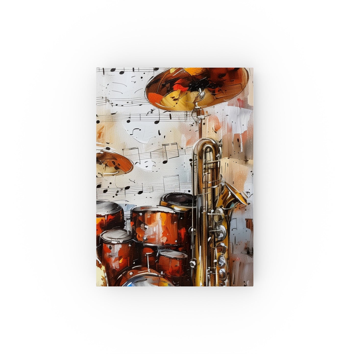 Symphony of Thoughts Music Journal - Elegant notebook for lyrics, melodies, and musical journey - High-quality material, versatile, stylish - Makes a great gift from BenCPrints