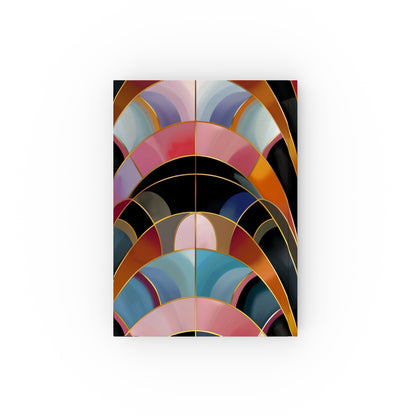 "Art Deco Rhapsody Geometric Design Journal - High-Quality, Stylish, Perfect for All Seasons"