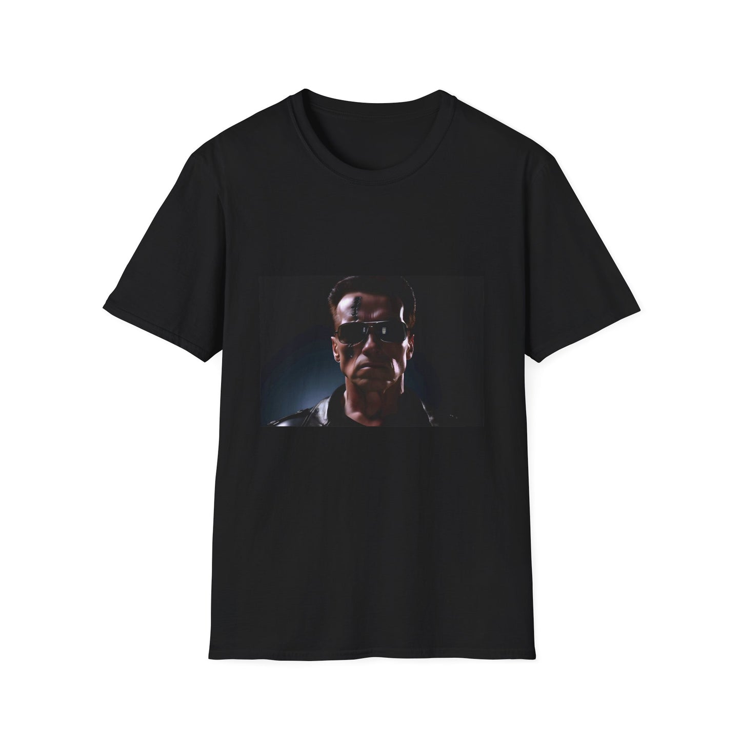 Unstoppable Force in Metallic Radiance | T-Shirt | Ahnold, Arnold Schwarzenegger, Cyberdyne Systems, Governor of California, I'll be back, Judgment Day, Skynet, T-800, T2, Terminator 2: Judgment Day, The Terminator | Prints with Passion