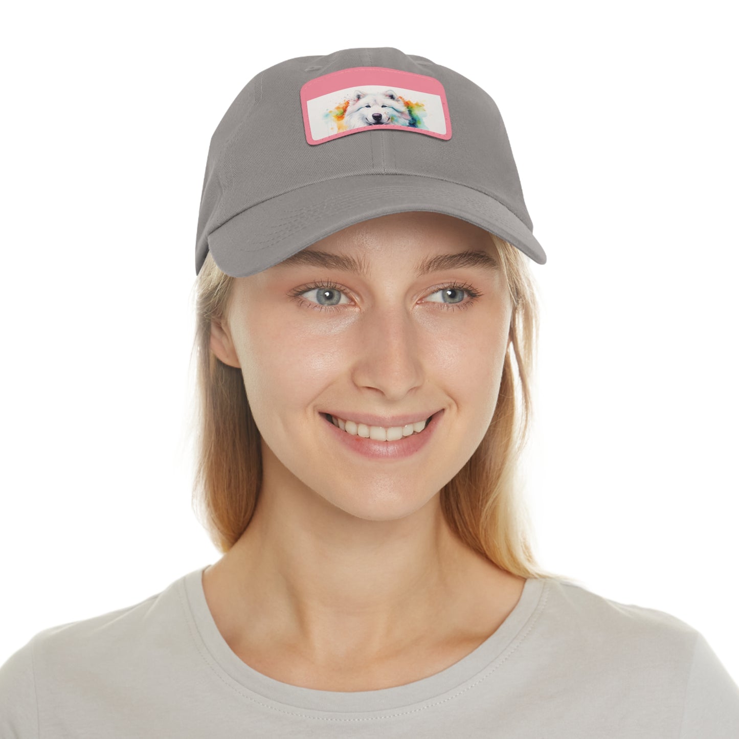 Watercolor Samoyed Charm Baseball Cap