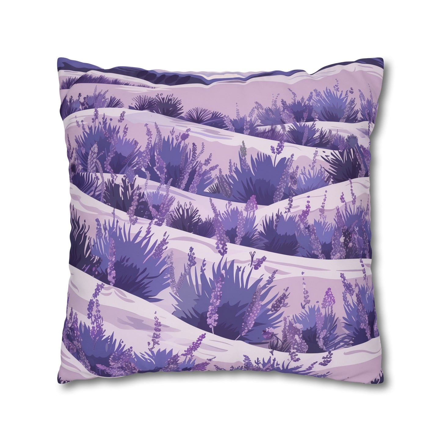 "Transform your bedroom with Lavender Fields pillowcase, featuring delicate floral pattern for tranquil nights"