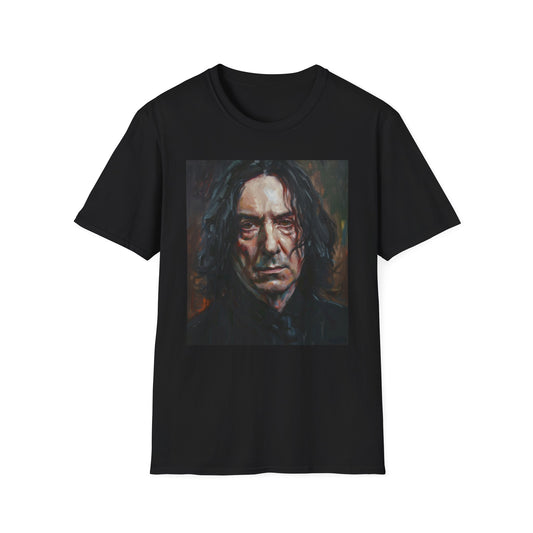 Unveiling the Enigma: The Mysterious Depths of Severus Snape | T-Shirt | Cotton, Crew neck, DTG, Men's Clothing, Neck Labels, Regular fit, T-shirts, Women's Clothing | Prints with Passion