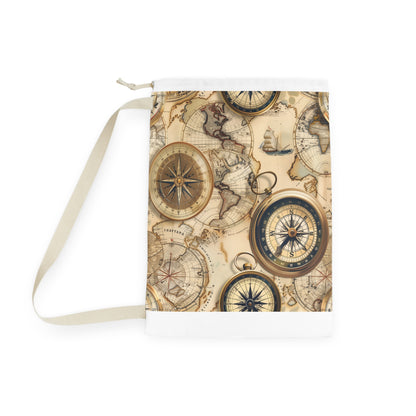 Vintage Maps Laundry Bag - Stylish and functional laundry storage with intricate map design