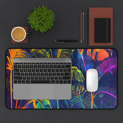 Neon Jungle Desk Mat: Elevate Your Workspace