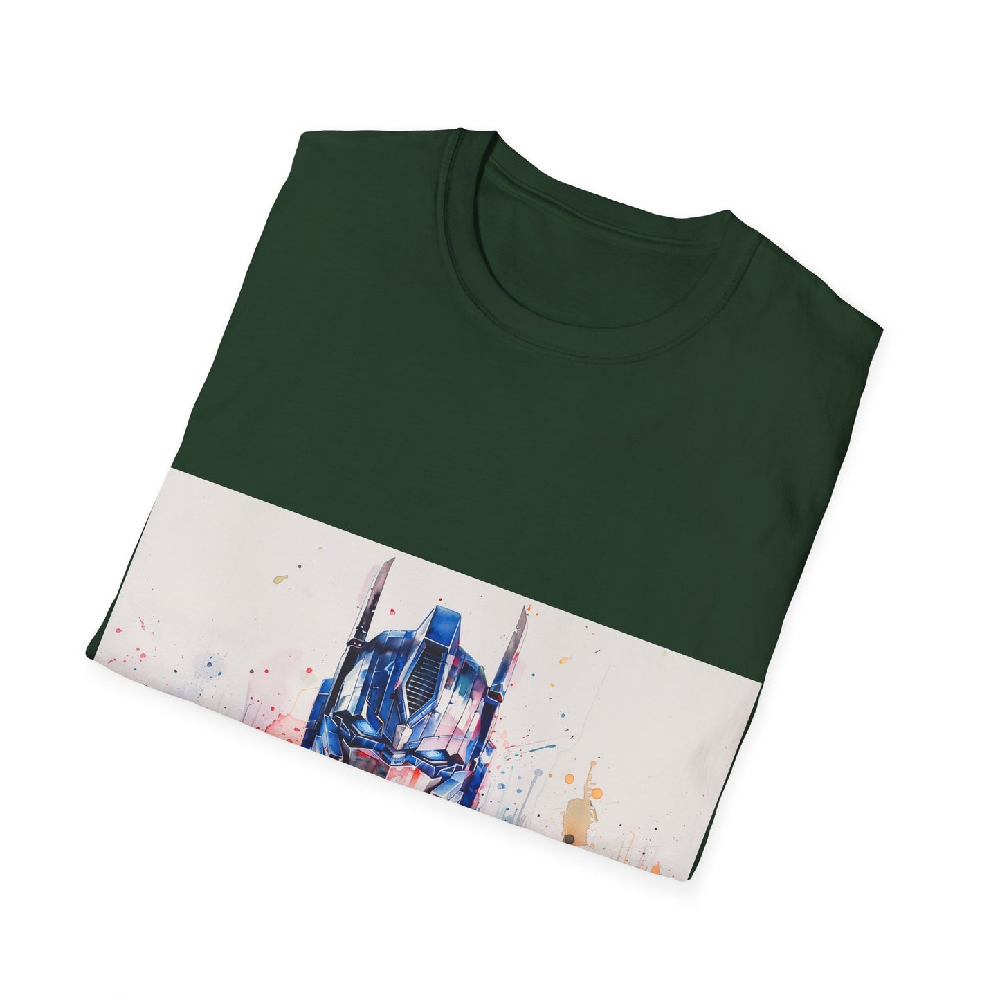 Transform Your Style with Optimus Prime Watercolor Tee