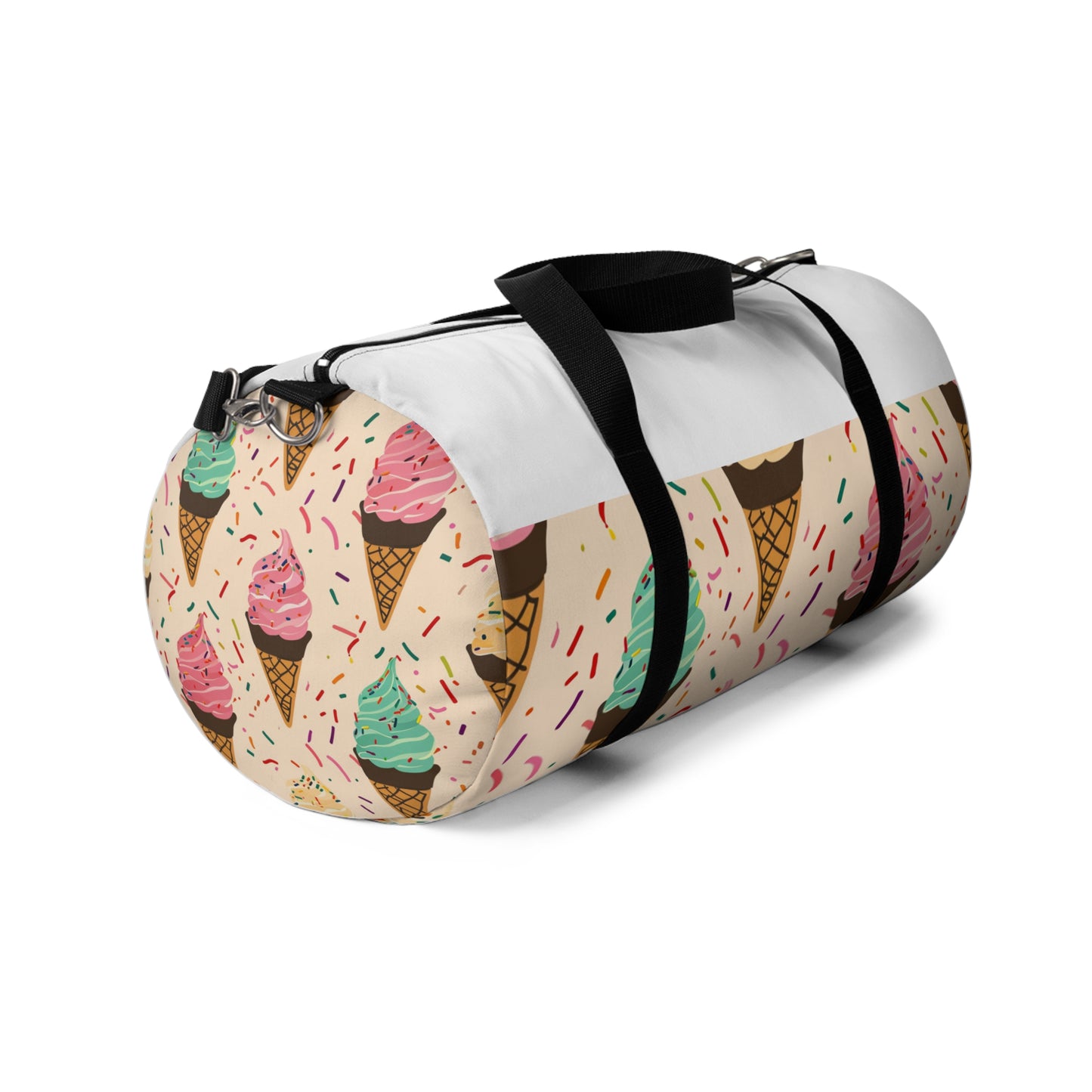 Sprinkle Cone Duffel Bag | Duffle Bags | Accessories, All Over Print, AOP, Assembled in the USA, Assembled in USA, Bags, Duffle, Made in the USA, Made in USA | Prints with Passion