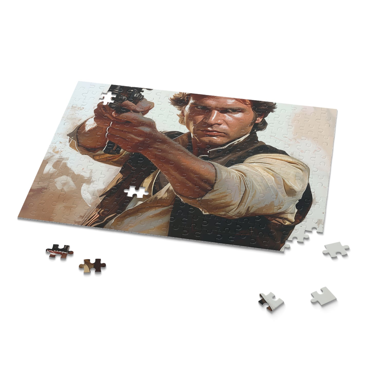 "Han Solo Star Wars jigsaw puzzle for fans young and old, piece together your own adventure"