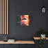 Holographic Dolphin Jumping from Mirror Pool — Canvas Wall Art — Product Detail View 8