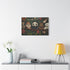 A Diverse Group of Animals Living in Harmony Stretched Canvas Wall Art