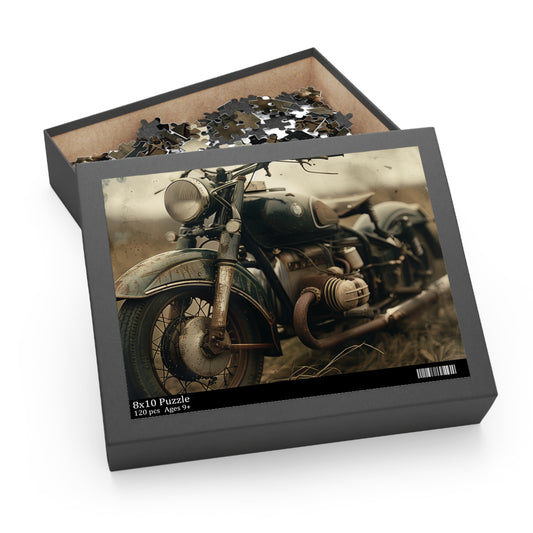 Vintage Motorcycle Fun Puzzle | Puzzle | Back-to-School, Fall Picks, Games, Holiday Picks, Home & Living, Puzzles, TikTok, Valentine's Day, Valentine's Day Picks | Prints with Passion