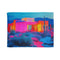 Desert Mirage Hiding Neon Palace Plush Fleece Throw Blanket