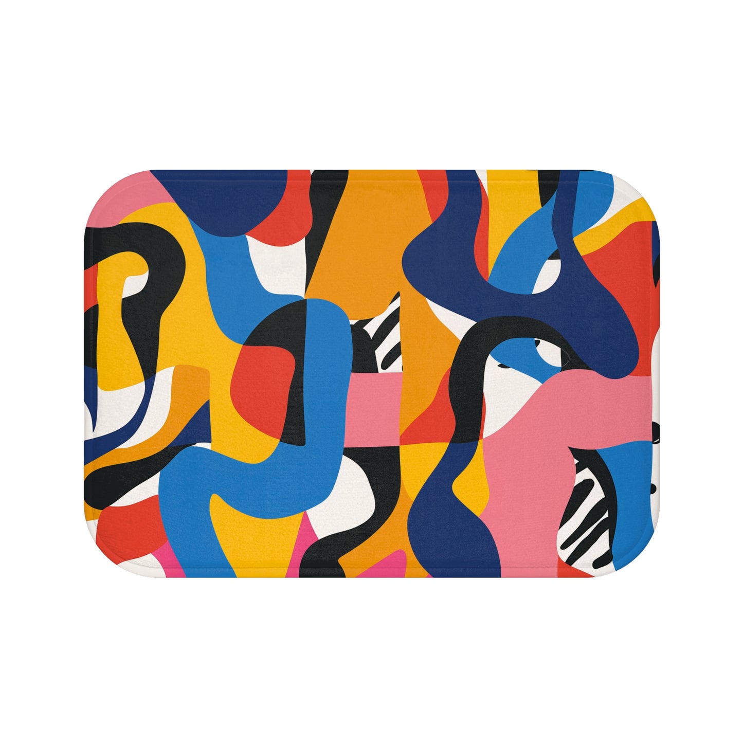 Abstract Bold Bath Mat