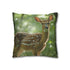 Magical Deer in Enchanted Forest — 40×40 Cushion Cover — Double-Sided Back & Concealed Zip Detail
