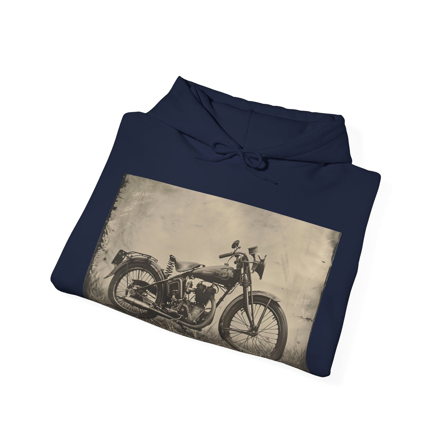 Timeless Trails: Capture the Spirit of Vintage Motorcycle Adventure in this Classic Moto Hoodie