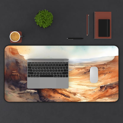 Baron Desert Desk Mat - Elevate Your Workspace with Earth-tone Sophisticated Style