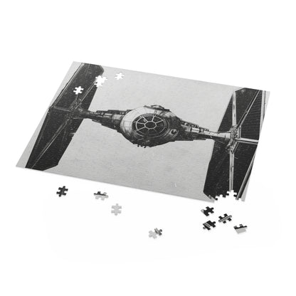 "Star Wars Tie Fighter jigsaw puzzle for fans - challenging and fun activity for Rebel Alliance battles"