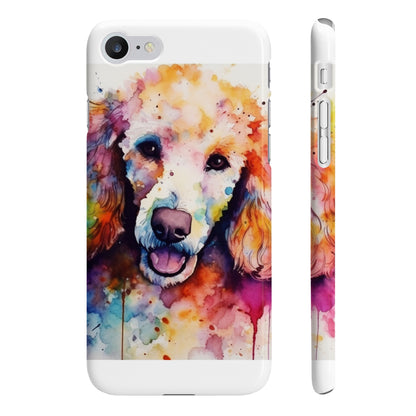 Poodle Chic:Sophisticated Pup Phone Case