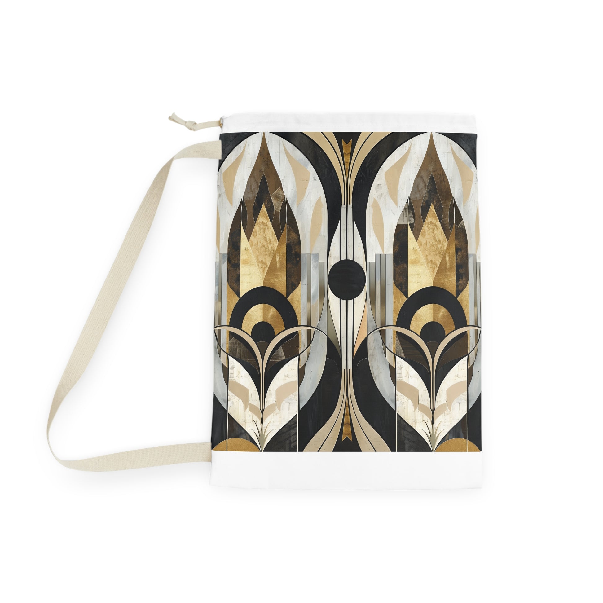 "Abstract Deco Laundry Bag with Stylish Pattern for Laundry Transport"