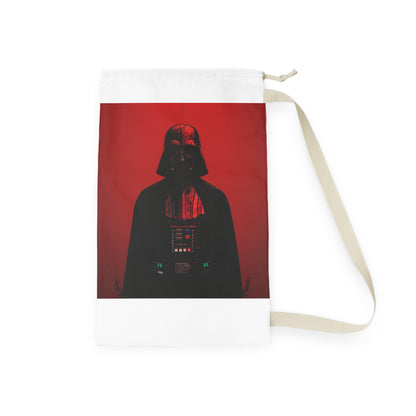 "Black Darth Vader Laundry Bag for Stylish Organization on Laundry Day"