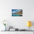 French Riviera — Canvas Wall Art — Kiln-Dried Pine Frame & Ready-to-Hang Back View