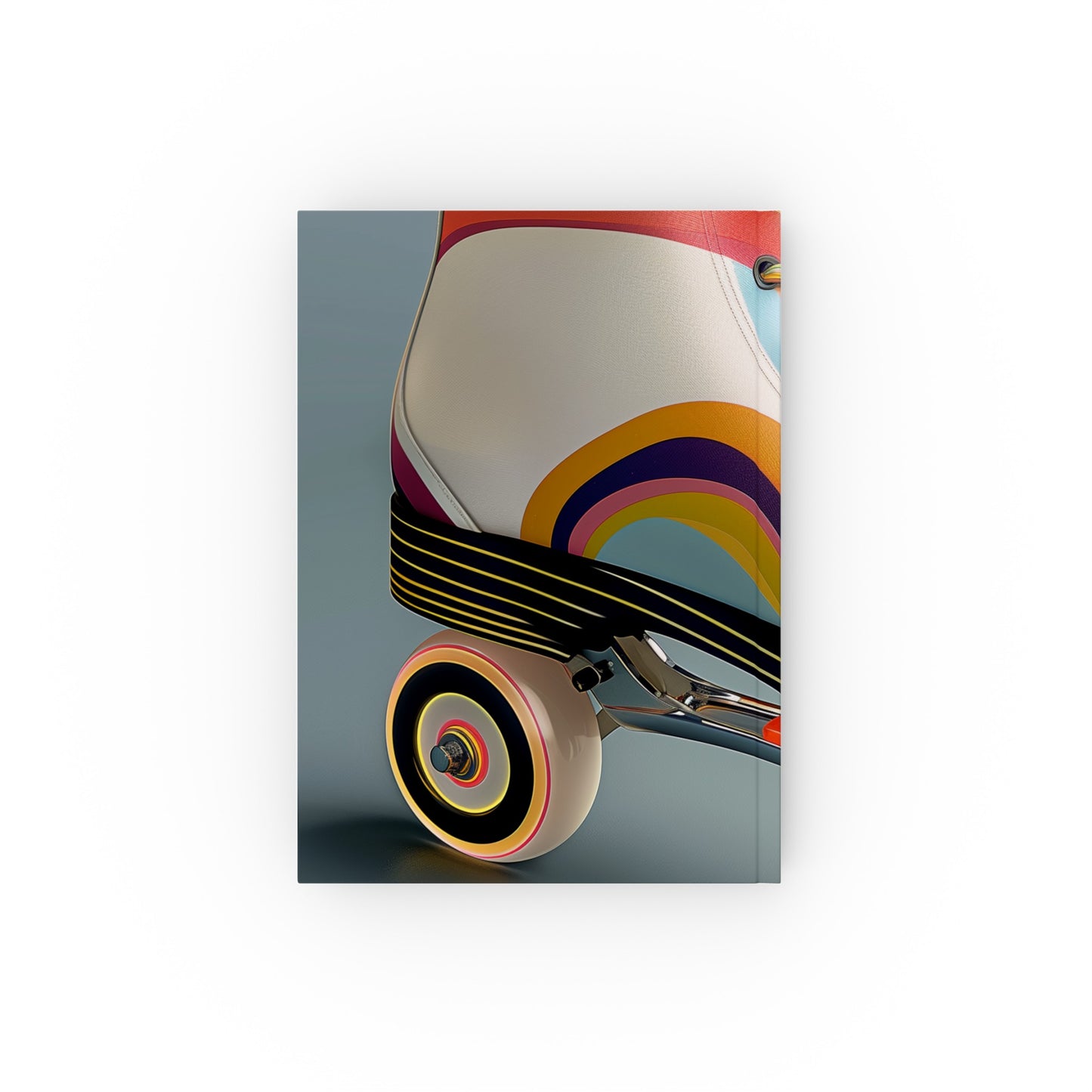 "Roll On: Retro Roller Skate Journal - Colorful, versatile, high-quality design for creative minds!"