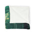 Hologram of the Past Glitching in Forest — Plush Fleece Throw Blanket — Product Detail View 8