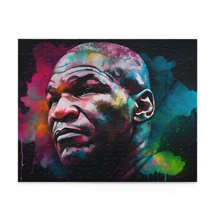 Tyson Watercolor Neon Jigsaw Puzzle