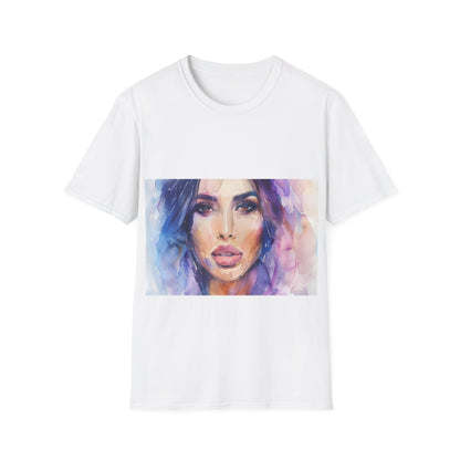 Kim K Watercolor Tee: Glamour Defined