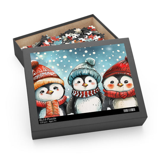 Winter Penguins Puzzle Fun | Puzzle | Back-to-School, Fall Picks, Games, Holiday Picks, Home & Living, Puzzles, TikTok, Valentine's Day, Valentine's Day Picks | Prints with Passion