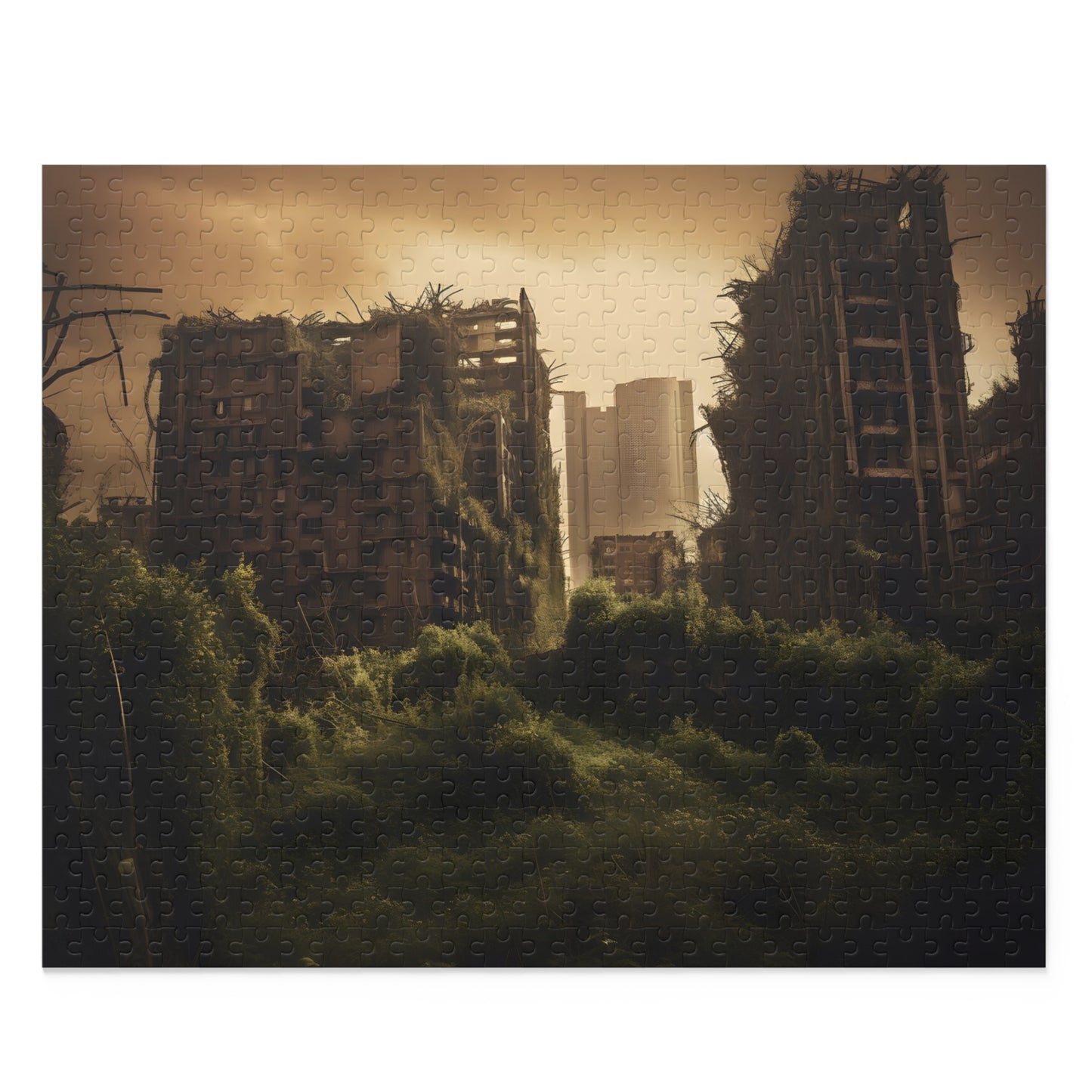 Twisted Cityscape Jigsaw Puzzle | Puzzle | Back-to-School, Fall Picks, Games, Holiday Picks, Home & Living, Puzzles, TikTok, Valentine's Day, Valentine's Day Picks | Prints with Passion