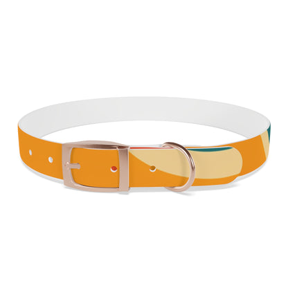 Retro Waves Dog Collar: Colorful & Vibrant Design