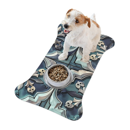 Chic Artisan Tile Pet Feeding Mat