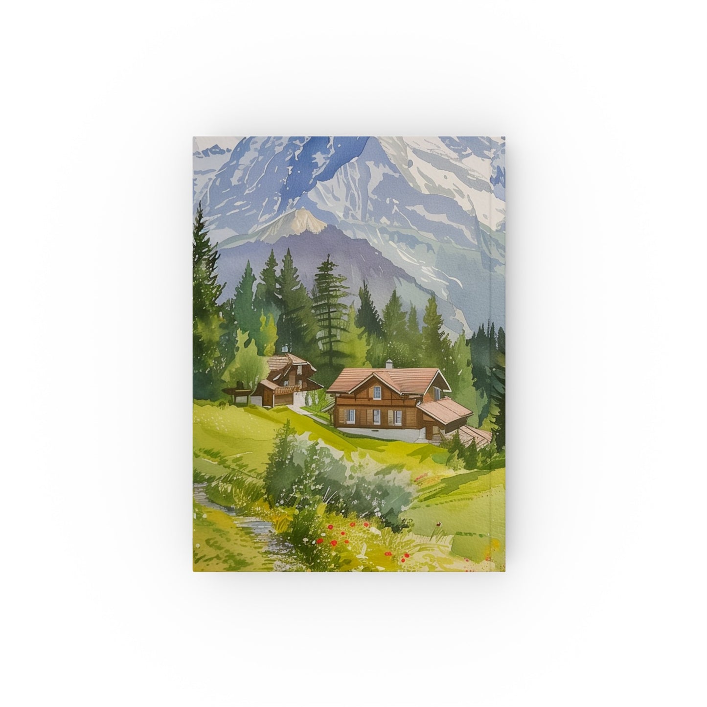 "Swiss Alps Serenity Journal: Capture Mountain Dreams in Style - High-Quality Gift for All Seasons"