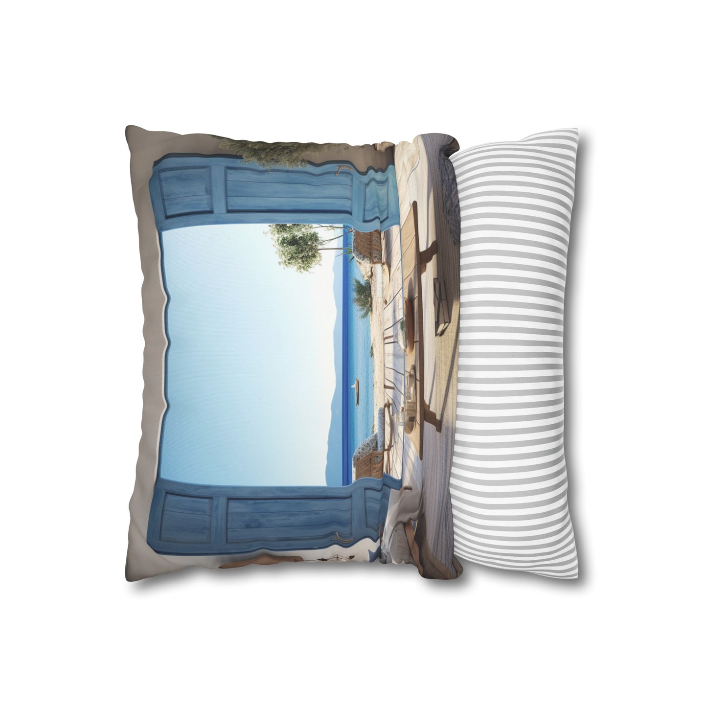 "Rustic Window Vista Pillowcase - High-Quality, Comfortable, and Stylish | Perfect for All Seasons | Great Gift Idea"