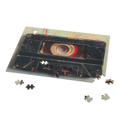 Retro Cassette Tape Jigsaw Puzzle - Vibrant and intricate music-themed challenge for nostalgia lovers