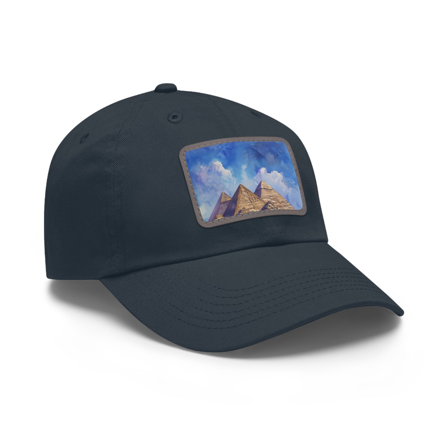 Pyramid Dreams: Egyptian Pyramids Watercolor Baseball Cap