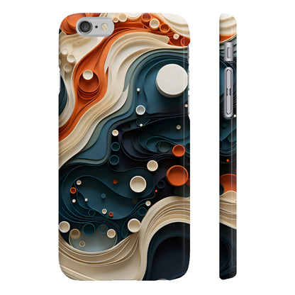 Layered Amoebas: Abstract Circle Pattern Phone Case | Phone Case | Accessories, Glossy, iPhone Cases, Matte, Phone Cases, Samsung Cases, Slim | Prints with Passion