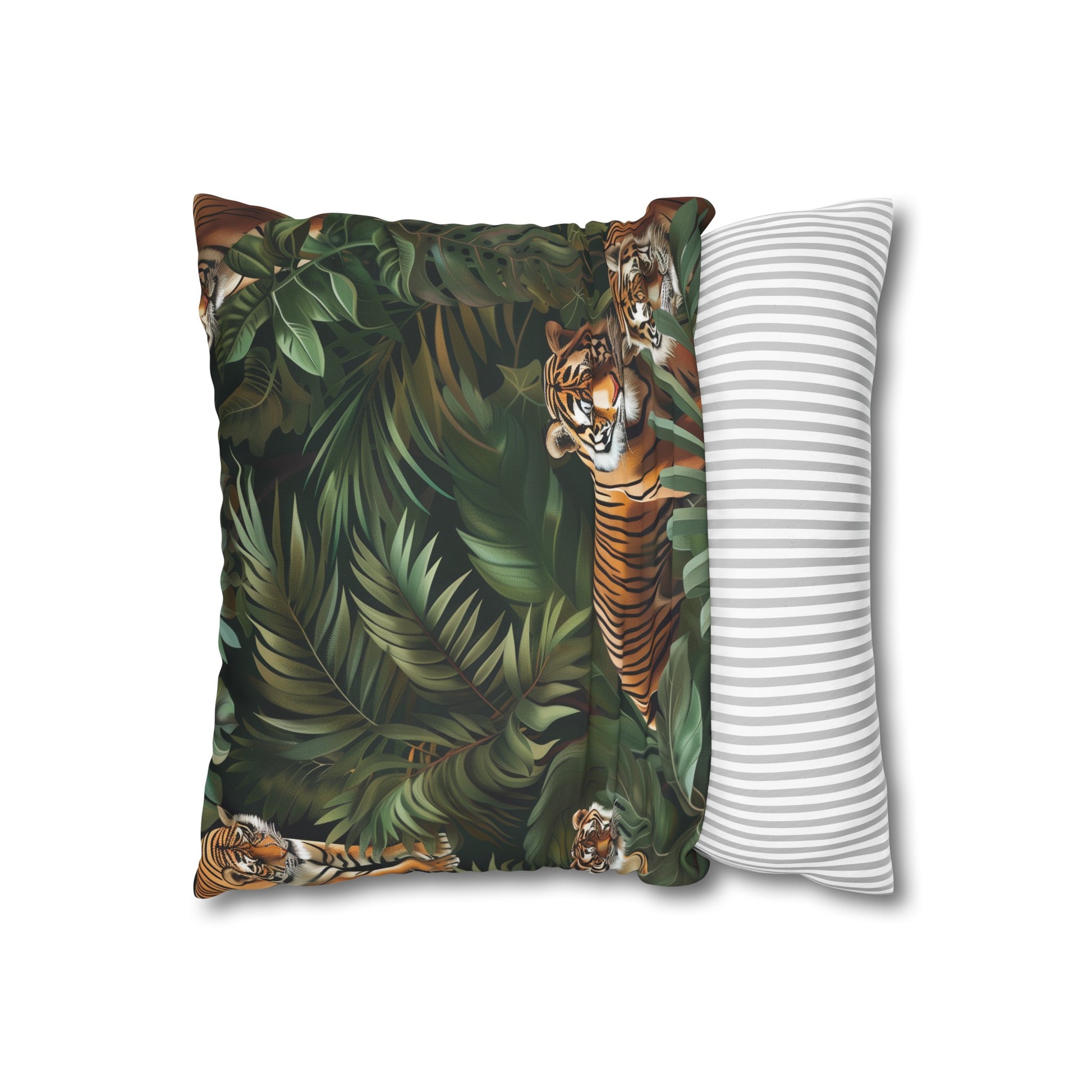 "Jungle Safari Tiger Pillowcase - Add Adventure to Your Home Decor"