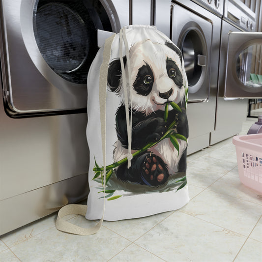 Panda Bamboo Laundry Bag | Home Decor | Accessories, All Over Print, AOP, Bags, Laundry, Sublimation | Prints with Passion