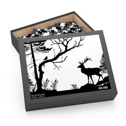 Wildlife Silhouette Nature Puzzle | Puzzle | Back-to-School, Fall Picks, Games, Holiday Picks, Home & Living, Puzzles, TikTok, Valentine's Day, Valentine's Day Picks | Prints with Passion