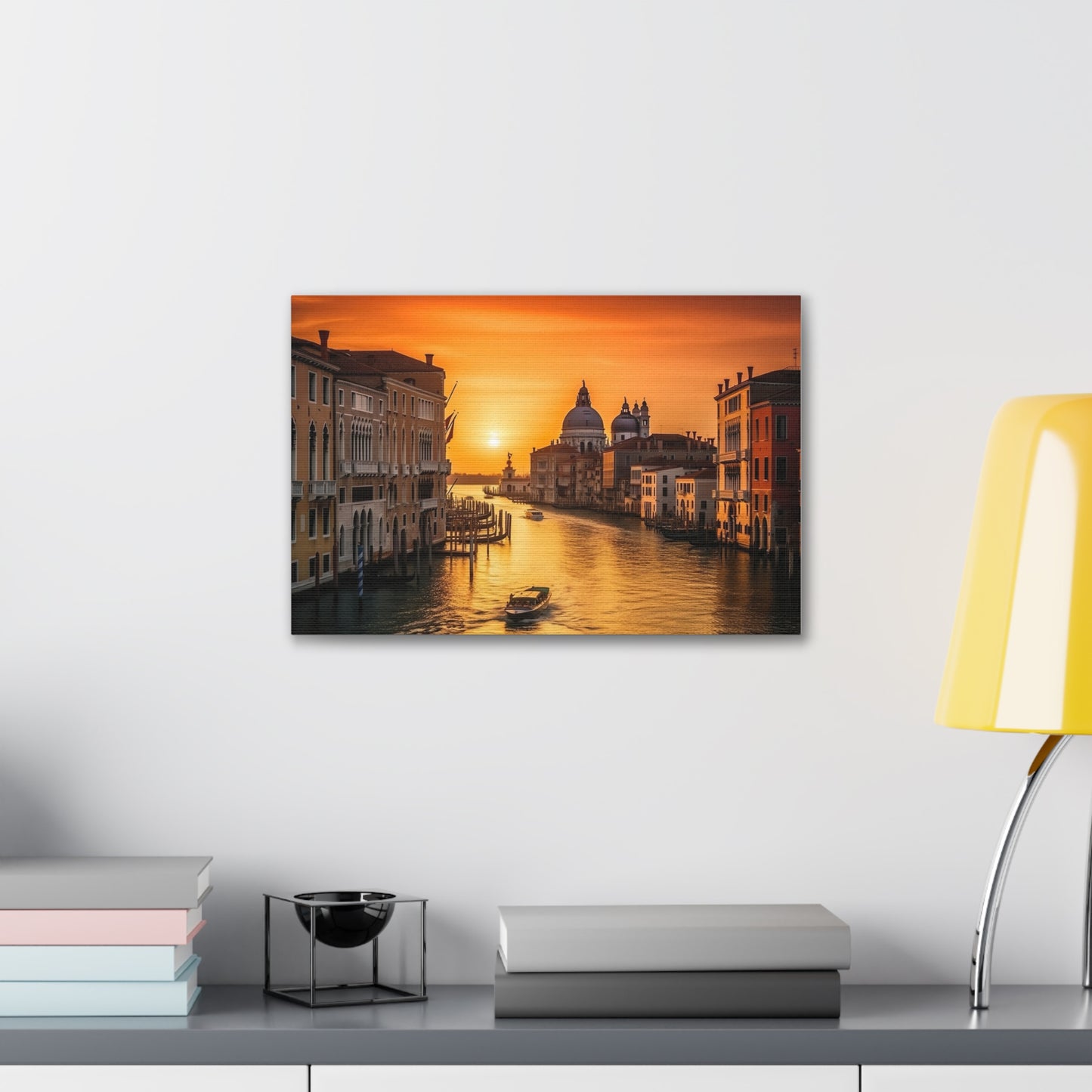 Venice Canal Canvas Print