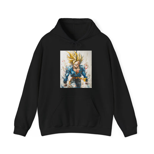 Trunks Super Saiyan Fury Hoodie | Hoodies | DTG, Hoodies, Men's Clothing, Regular fit, Unisex, Women's Clothing | Prints with Passion