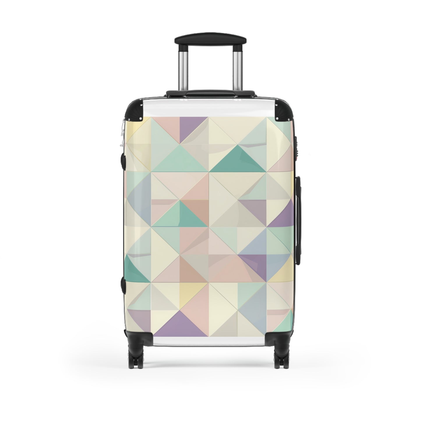 Chic Pastel Geometrics Suitcase Set